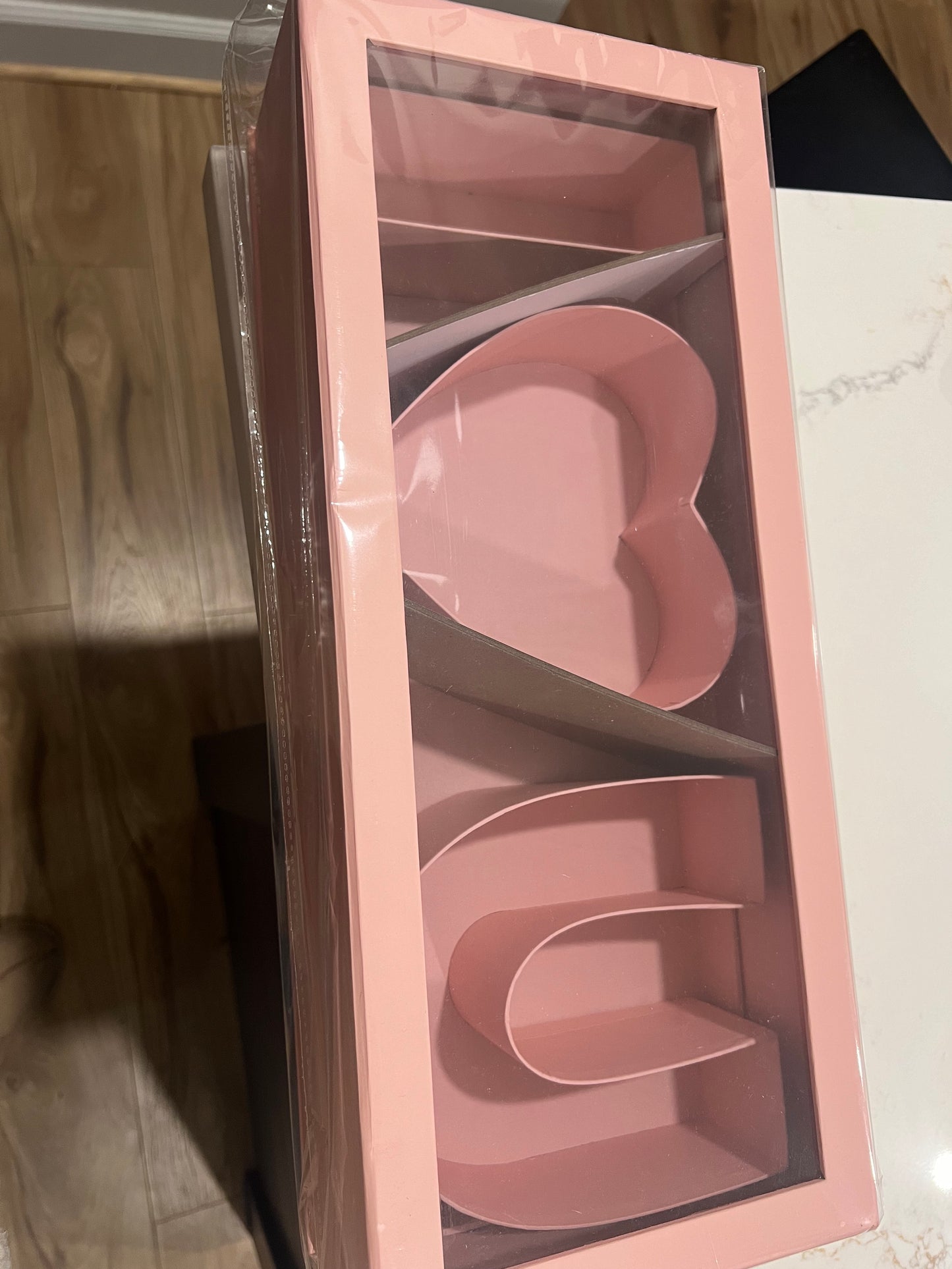 I love you box pink