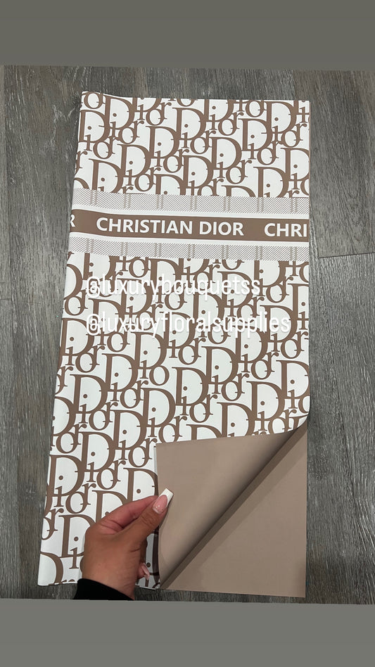 Beige CD wrapping paper