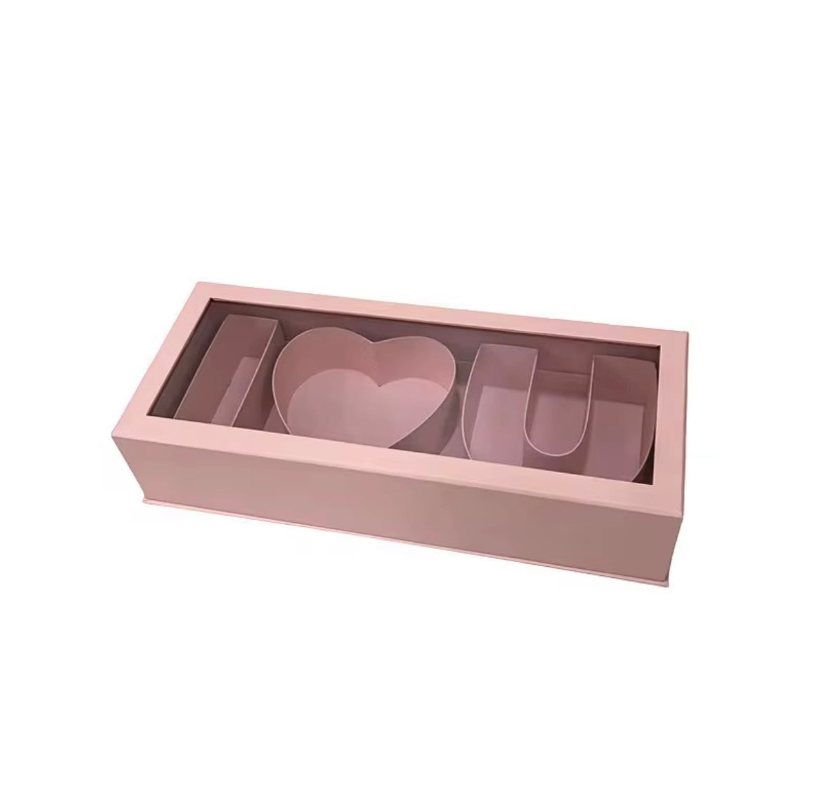 I love you box pink