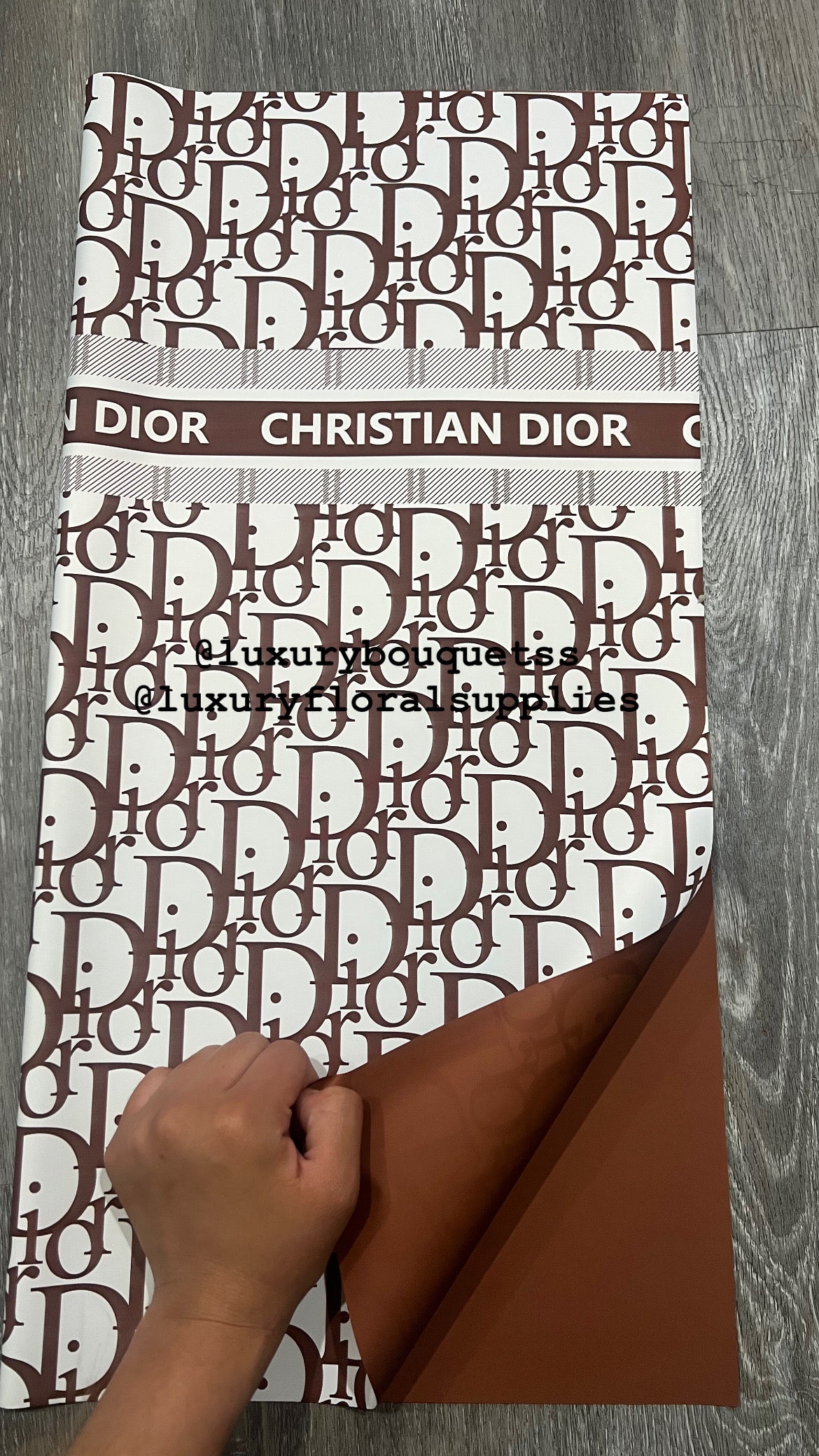 Brown CD print