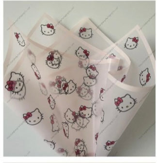 Pink transparent hello kitty