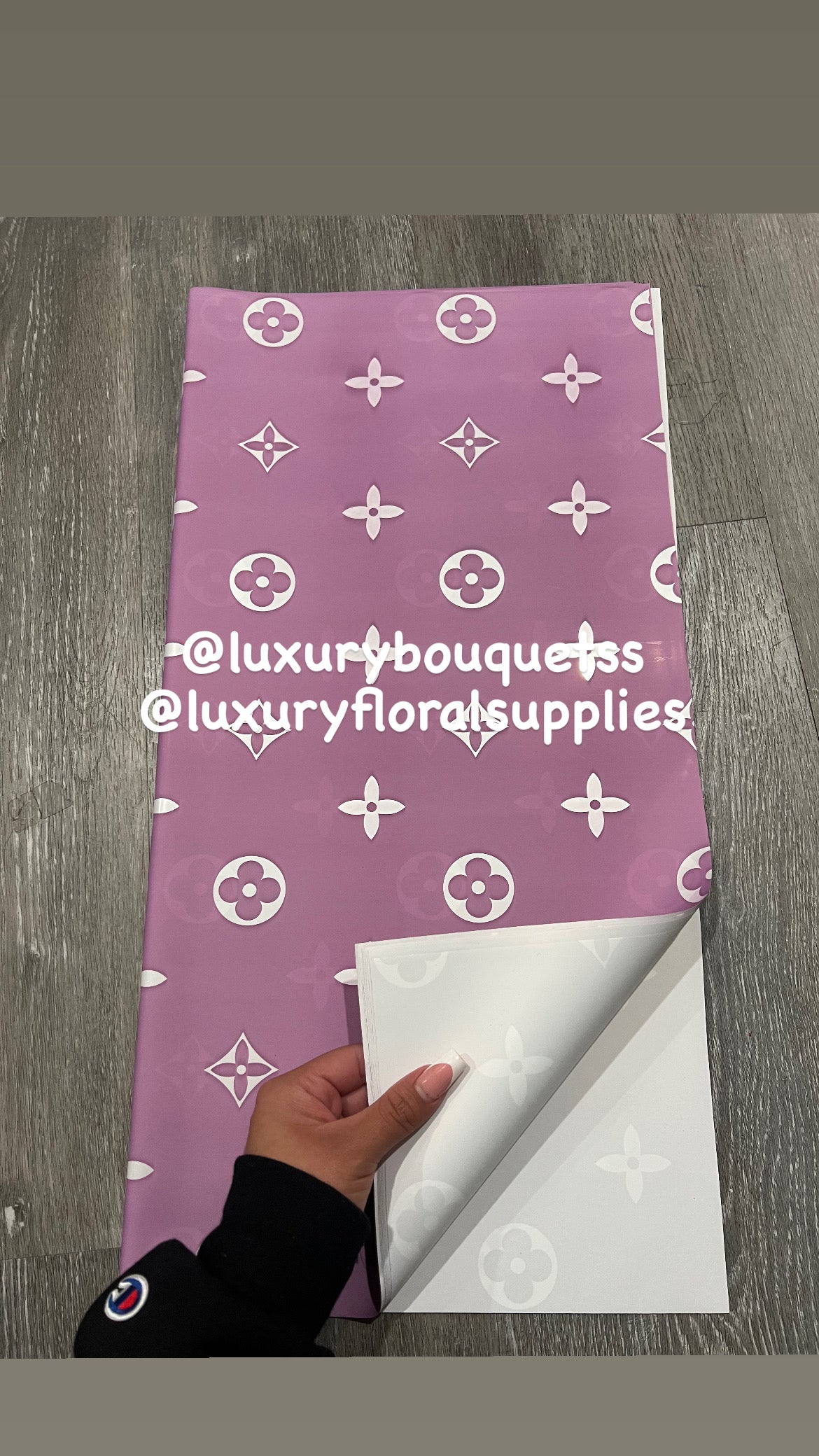 purple lv wrap