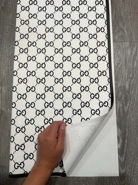 Black GG print